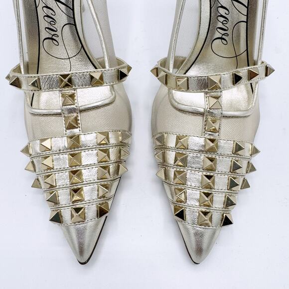 VALENTINO GARAVANI Rockstud Alcove Pump in Platinum (Size 40) - Picture 6 of 15